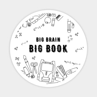 Big Brain Big Book Magnet